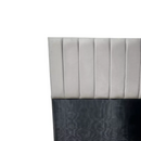 Respaldo 2 Plazas Piso Capitone Premium 150x140 CM Gris Claro Felpa Lineal