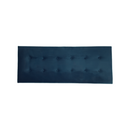 Respaldo Elegante King Capitone 180x60 CM Azul Petróleo Lino