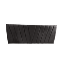 Respaldo Elegante King Capitone 180x60 CM Gris Oscuro Lino