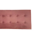 Respaldo Elegante King Capitone 180x60 CM Palo Rosa Felpa Botones