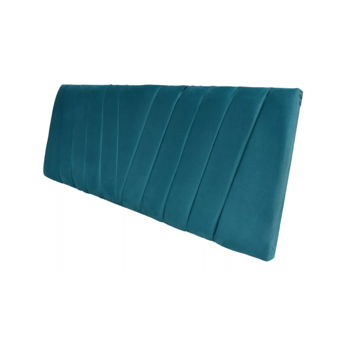 Respaldo Elegante King Capitone 180x60 CM Turquesa Felpa