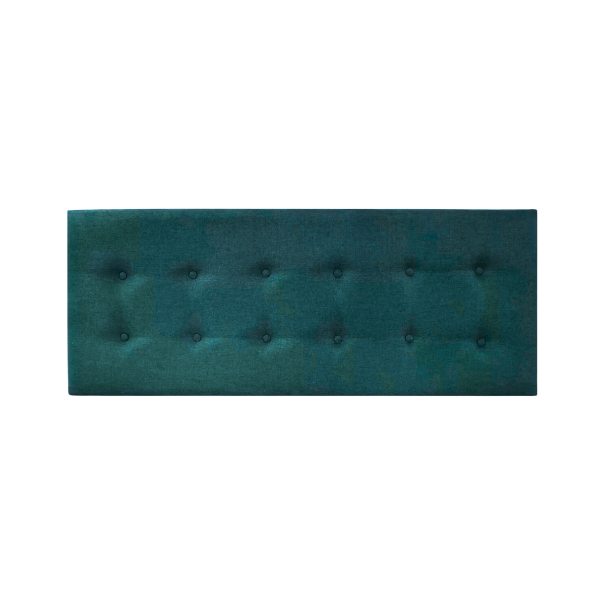 Respaldo Elegante King Capitone 180x60 CM Turquesa Felpa Botones