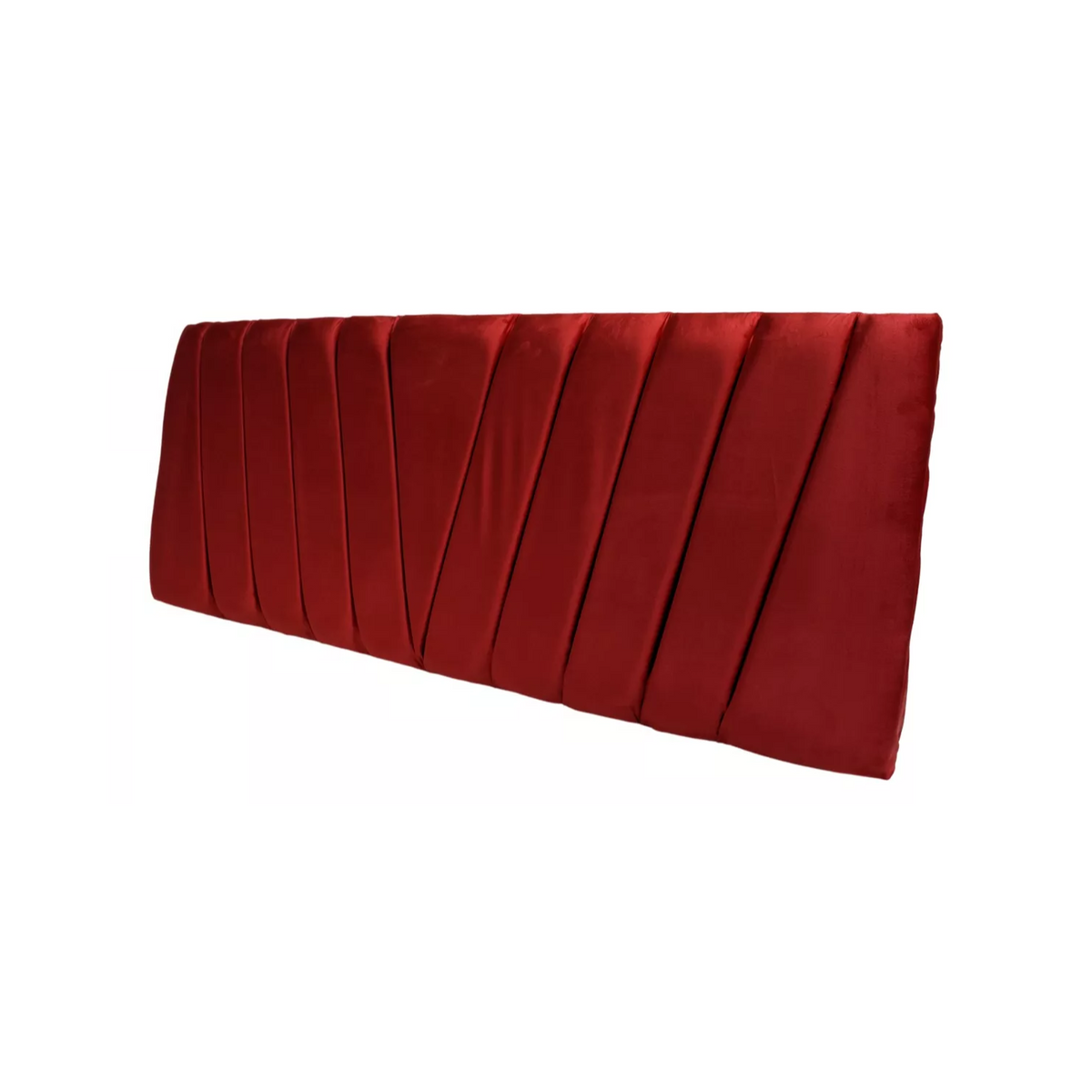 Respaldo Elegante Super King Capitone 200x60 CM Burdeo Felpa