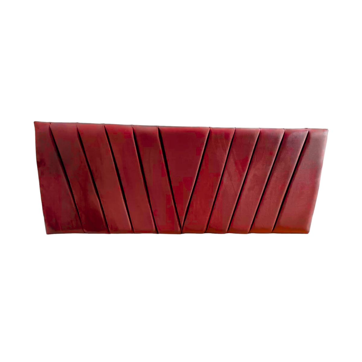 Respaldo Elegante Super King Capitone 200x60 CM Burdeo Felpa