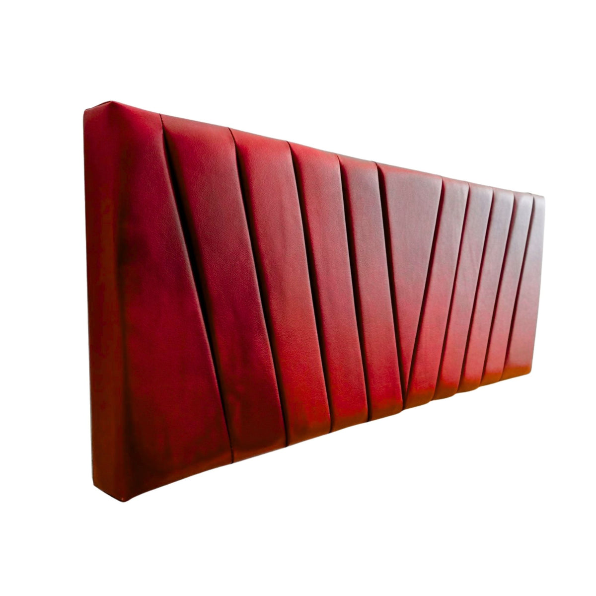 Respaldo Elegante Super King Capitone 200x60 CM Burdeo Felpa