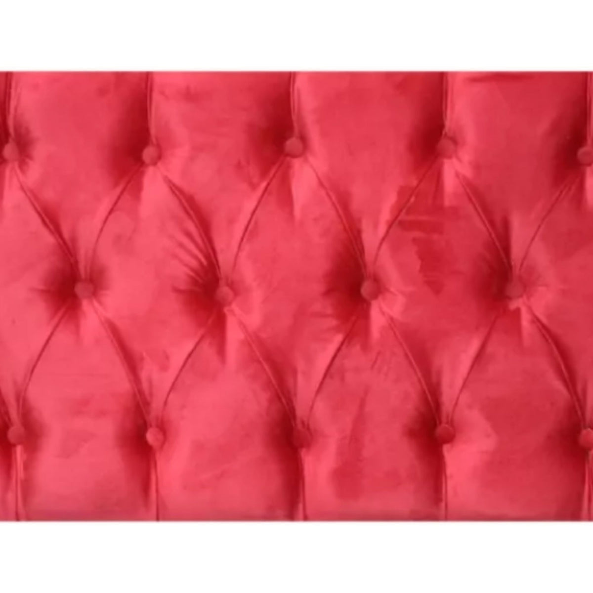Respaldo Elegante Super King Capitone 200x60 CM Burdeo Felpa