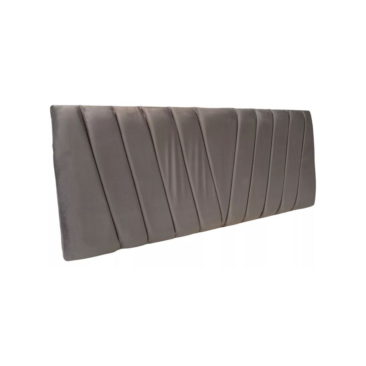 Respaldo Elegante Super King Capitone 200x60 CM Gris Claro Felpa