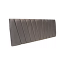 Respaldo Elegante Super King Capitone 200x60 CM Gris Claro Felpa
