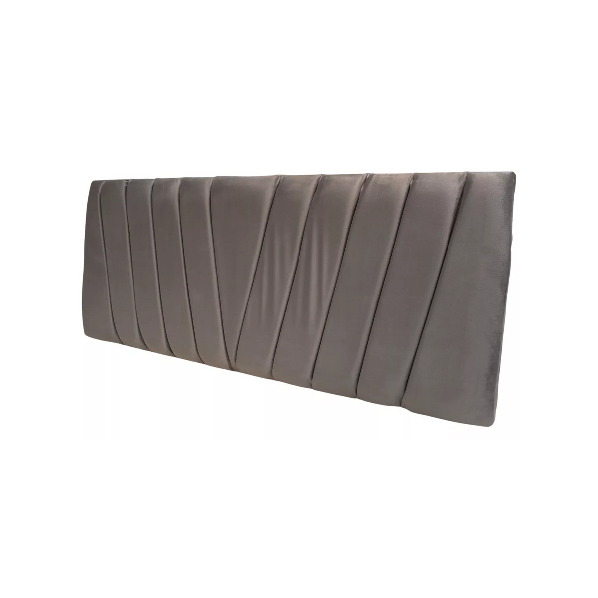 Respaldo Elegante Super King Capitone 200x60 CM Gris Claro Felpa