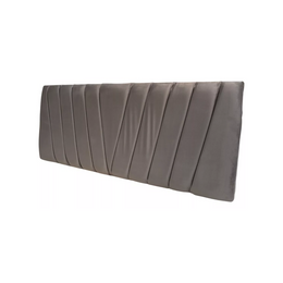 Respaldo Elegante Super King Capitone 200x60 CM Gris Claro Felpa