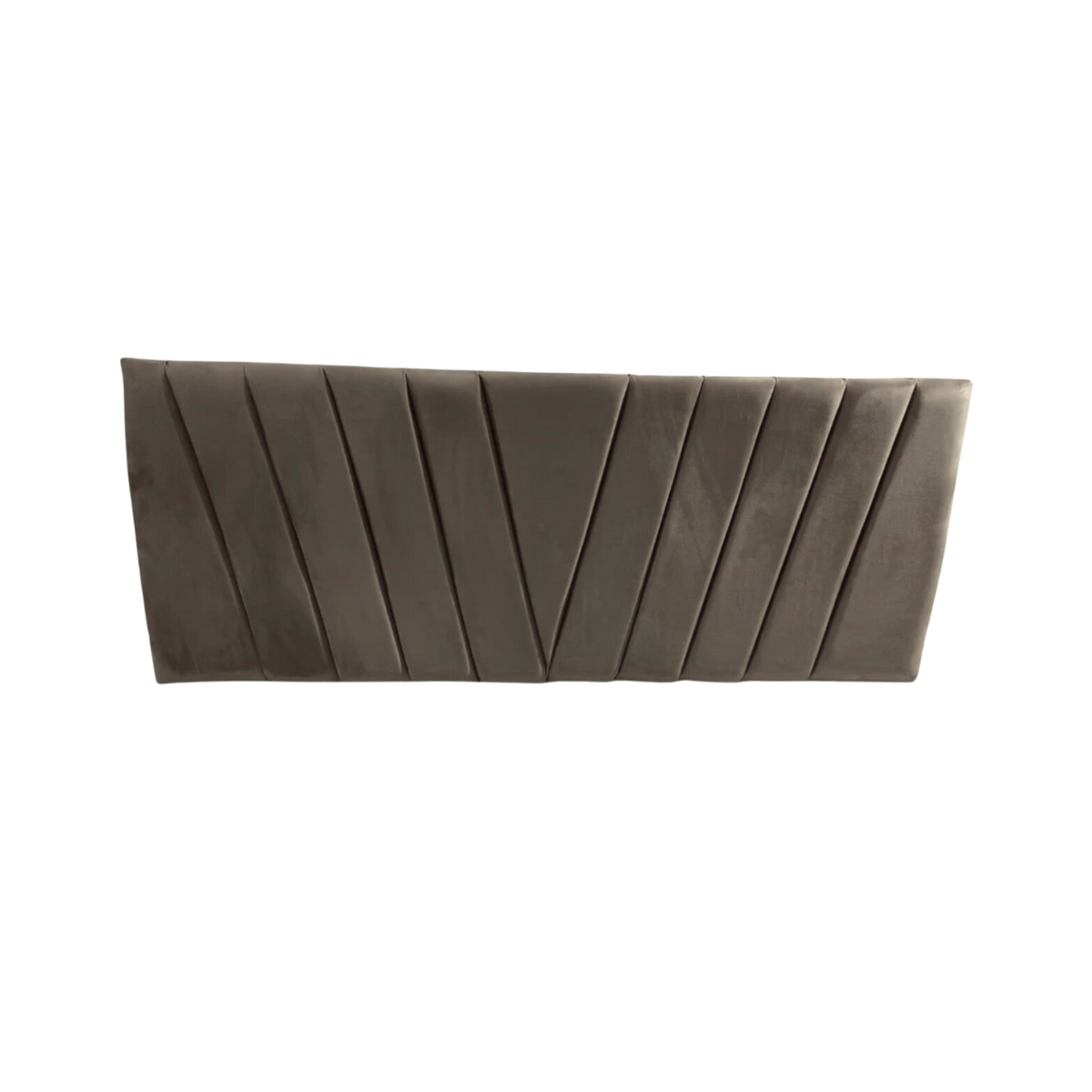 Respaldo Elegante Super King Capitone 200x60 CM Gris Claro Felpa