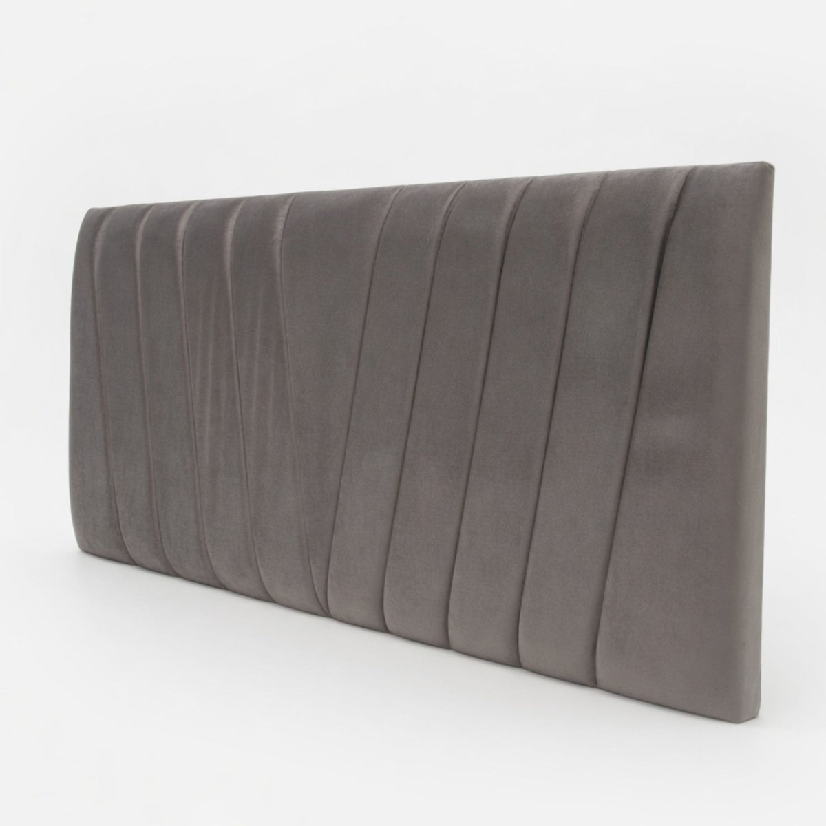 Respaldo Elegante Super King Capitone 200x60 CM Gris Claro Felpa