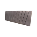 Respaldo Elegante Super King Capitone 200x60 CM Gris Claro Lino