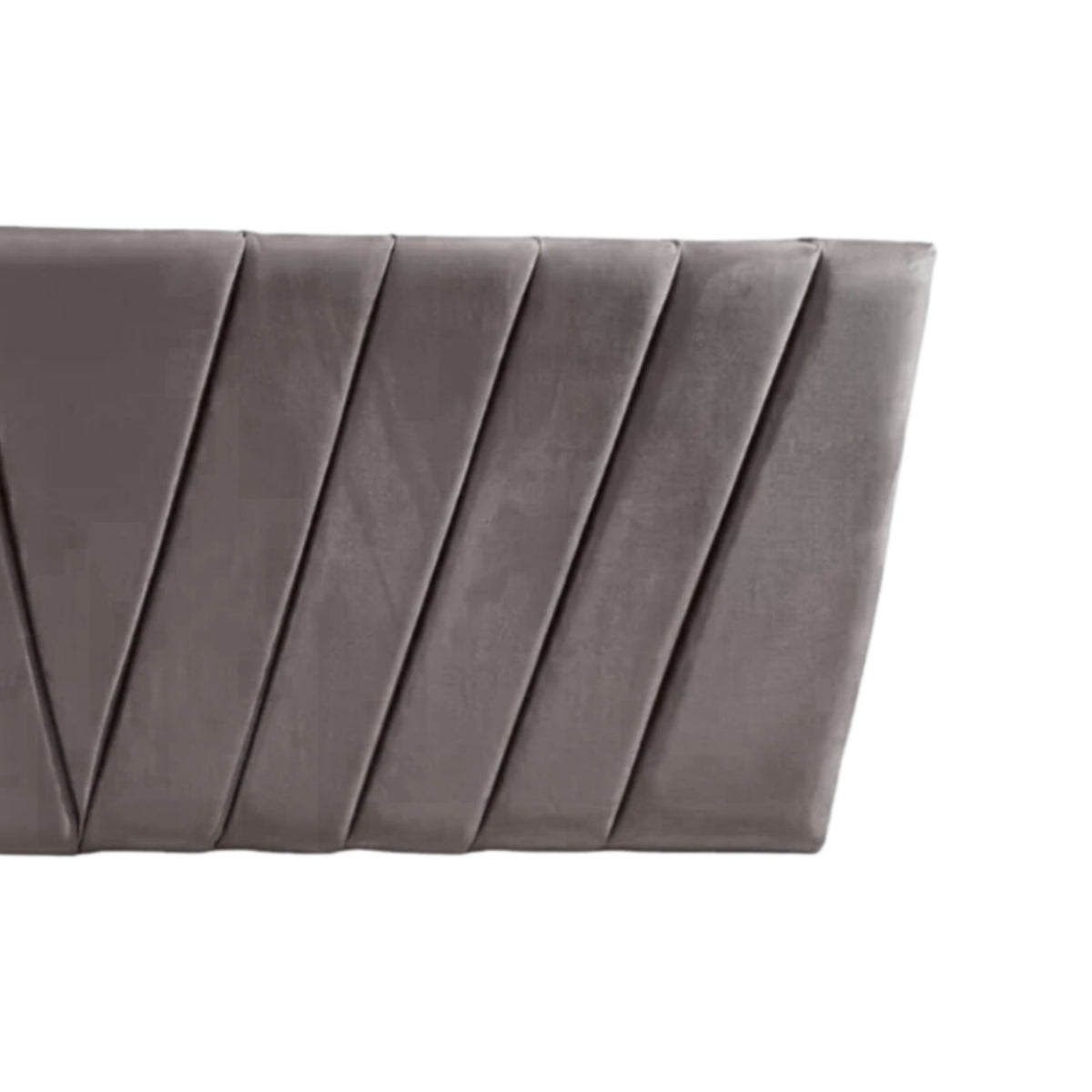 Respaldo Elegante Super King Capitone 200x60 CM Gris Claro Lino