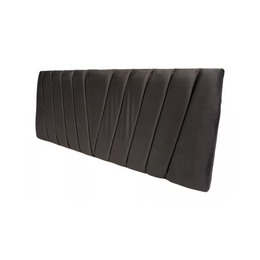 Respaldo Elegante Super King Capitone 200x60 CM Gris Oscuro Felpa