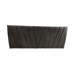 Respaldo Elegante Super King Capitone 200x60 CM Gris Oscuro Lino