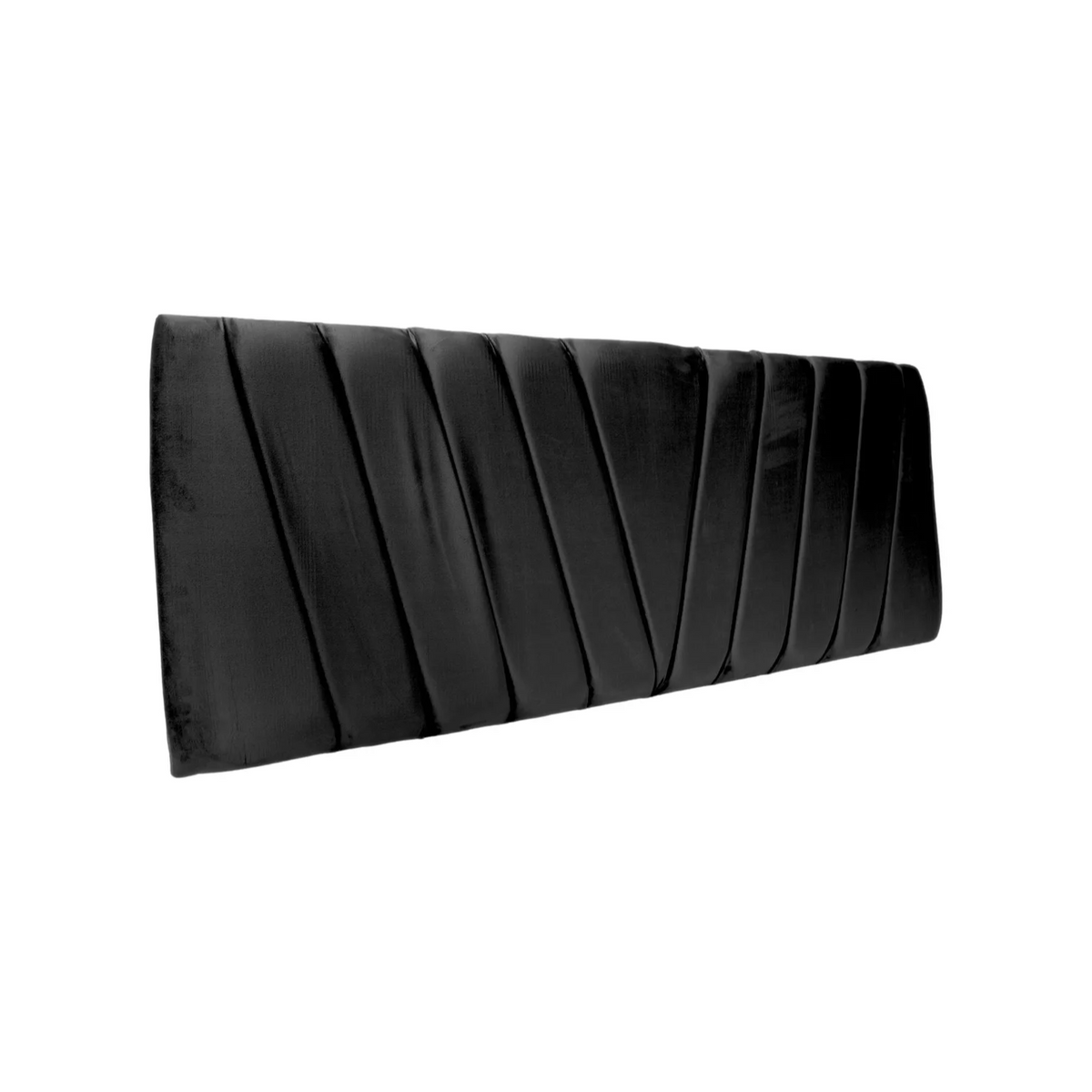 Respaldo Elegante Super King Capitone 200x60 CM Negro Felpa