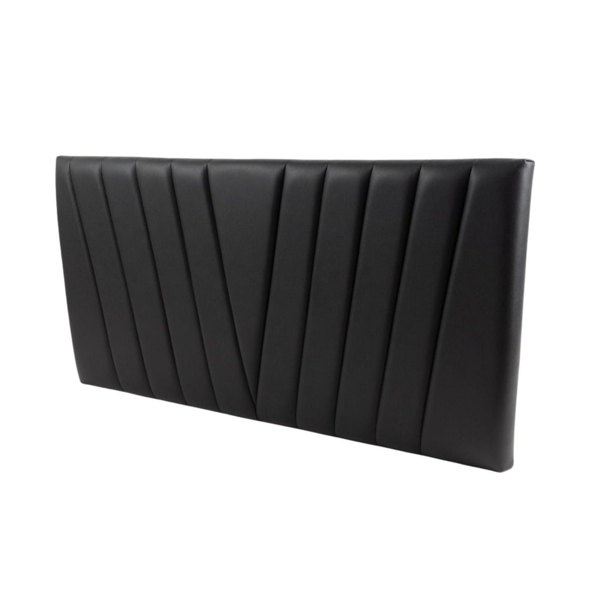 Respaldo Elegante Super King Capitone 200x60 CM Negro Felpa