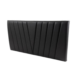 Respaldo Elegante Super King Capitone 200x60 CM Negro Felpa