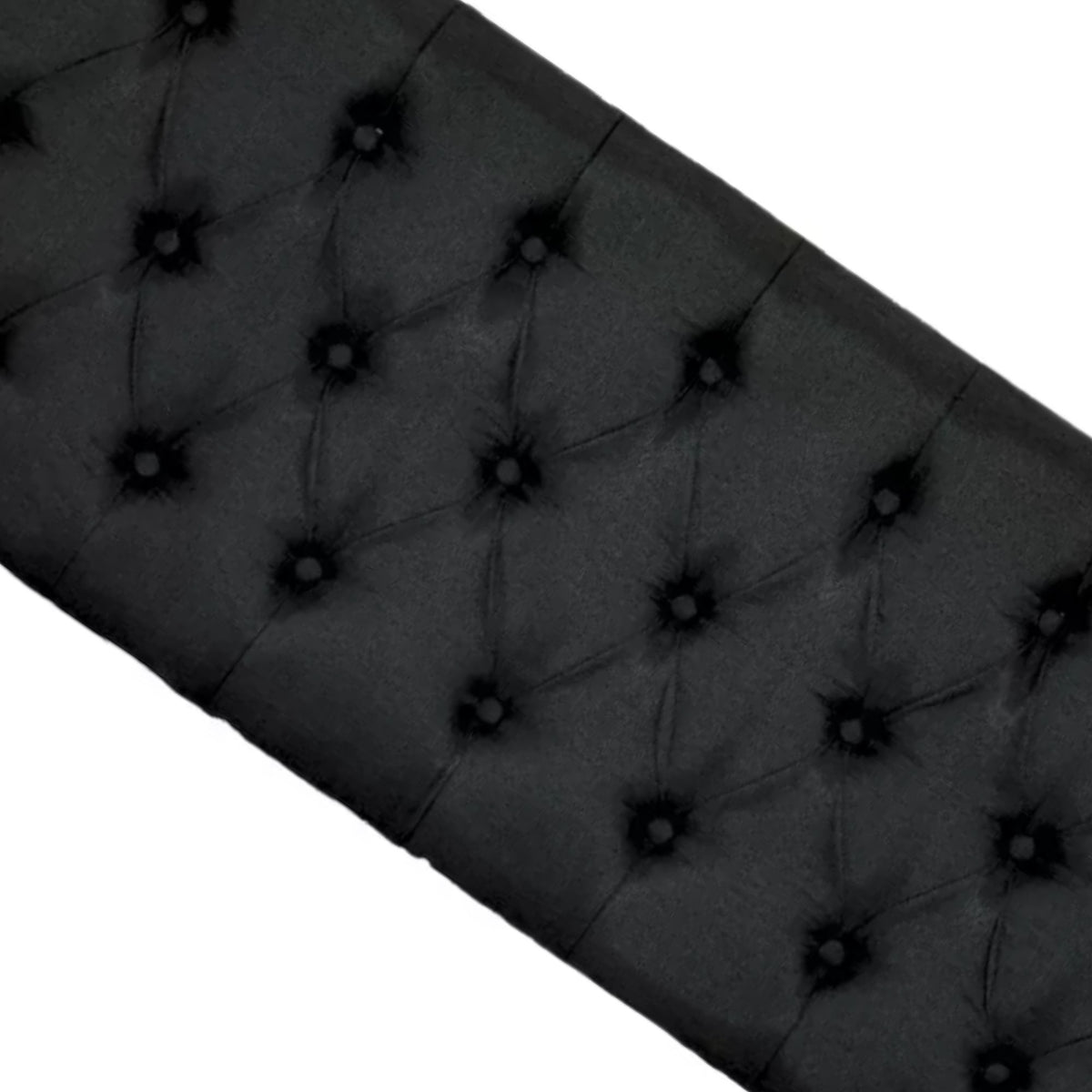 Respaldo Elegante Super King Capitone 200x60 CM Negro Lino