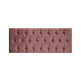 Respaldo Elegante Super King Capitone 200x60 CM Palo Rosa Felpa