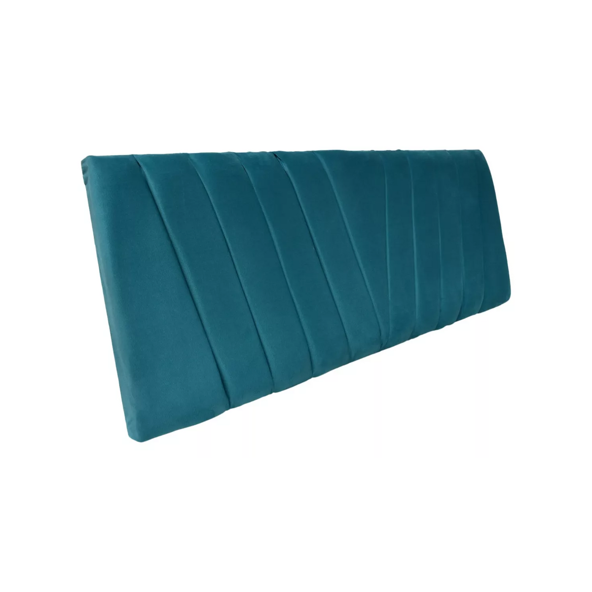 Respaldo Elegante 1 Plaza Capitone 105x60 CM Turquesa Felpa