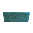 Respaldo Elegante 1 Plaza Capitone 105x60 CM Turquesa Felpa