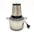 Picador Picatodo Cortador Carne Verduras Eléctrico 2 L Plateado