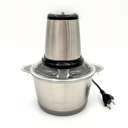 Picador Picatodo Cortador Carne Verduras Eléctrico 2 L Plateado