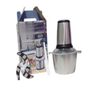 Picador Picatodo Cortador Carne Verduras Eléctrico 2 L Plateado