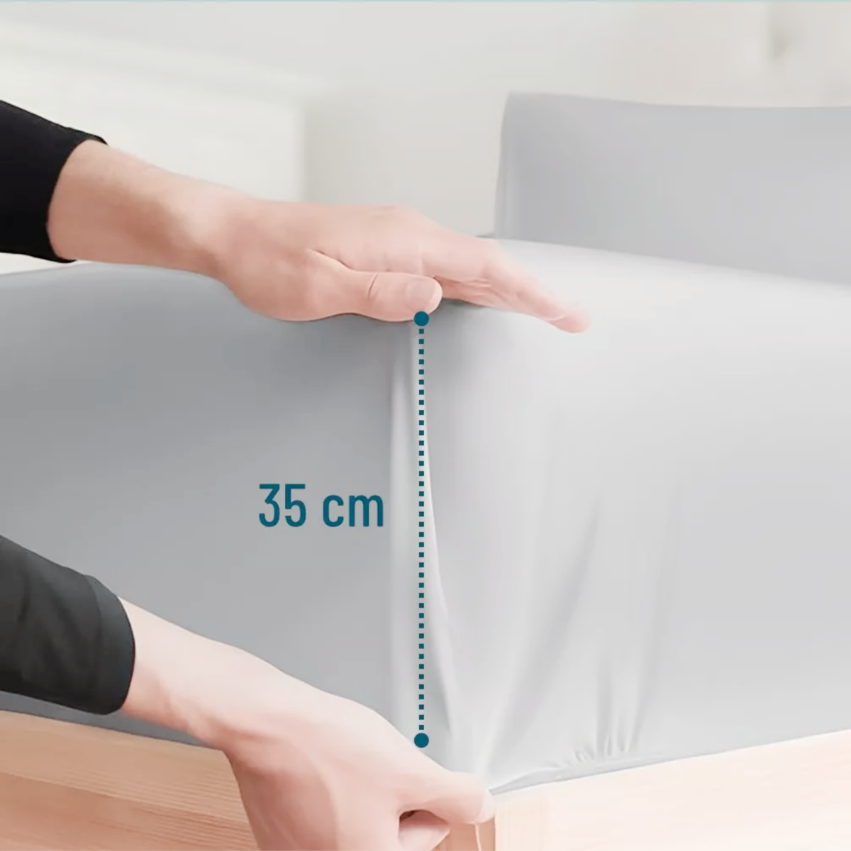 Juego Sábanas Hotel Ultra Suave Microfibra + 2 Fundas Bordadas King Blanco