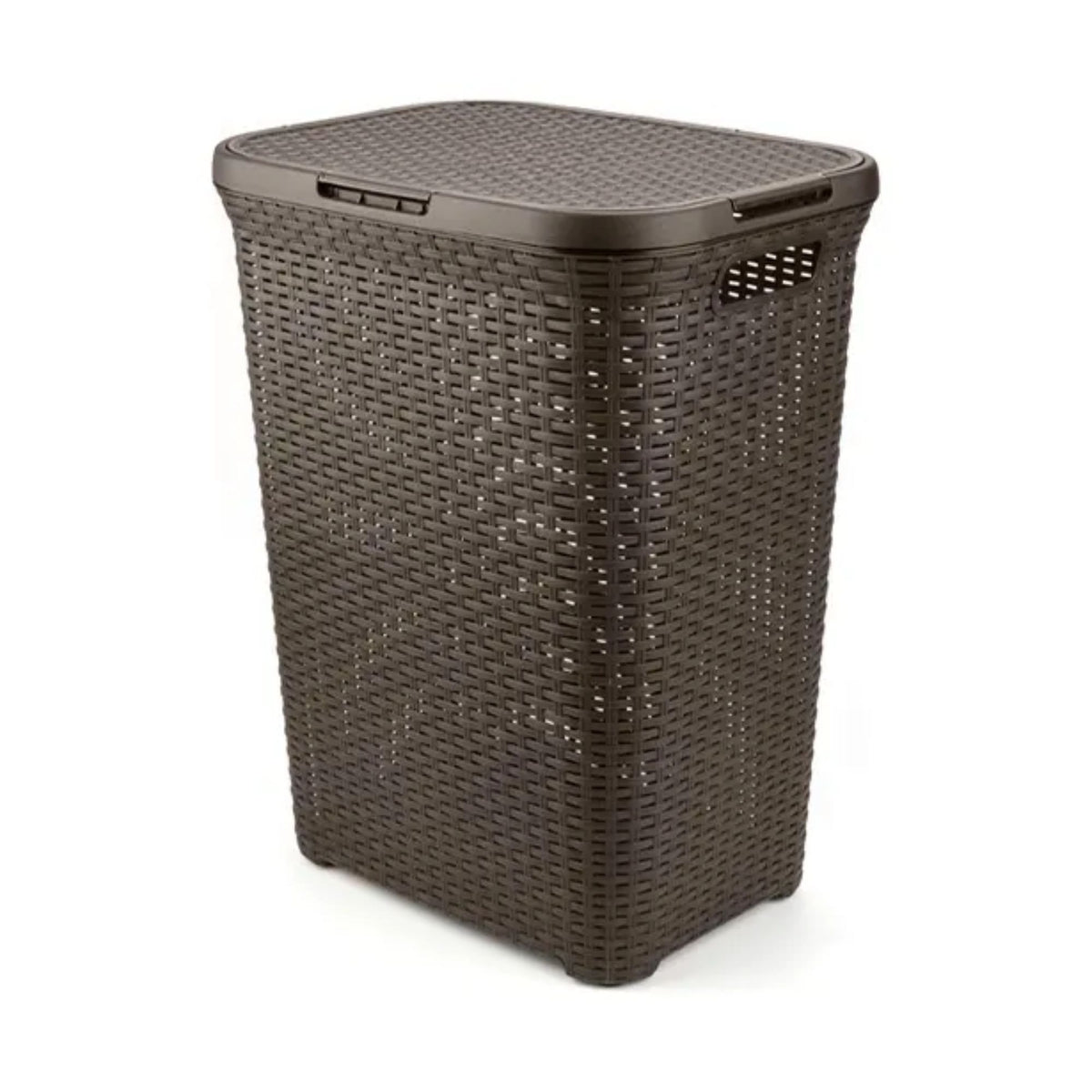 Canasta Cesto Ropa Hogar Ratán 60 LT Marrón