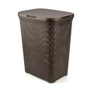 Canasta Cesto Ropa Hogar Ratán 60 LT Marrón