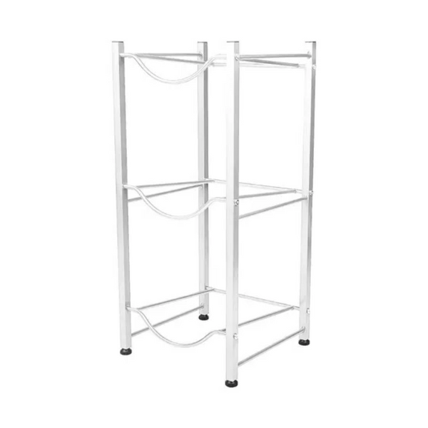 Organizador Estante Rack 3 Botellones Agua 20 L Blanco