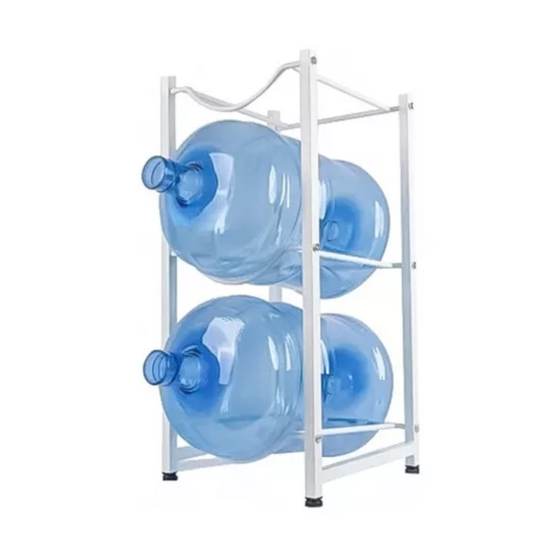 Organizador Estante Rack 3 Botellones Agua 20 L Blanco