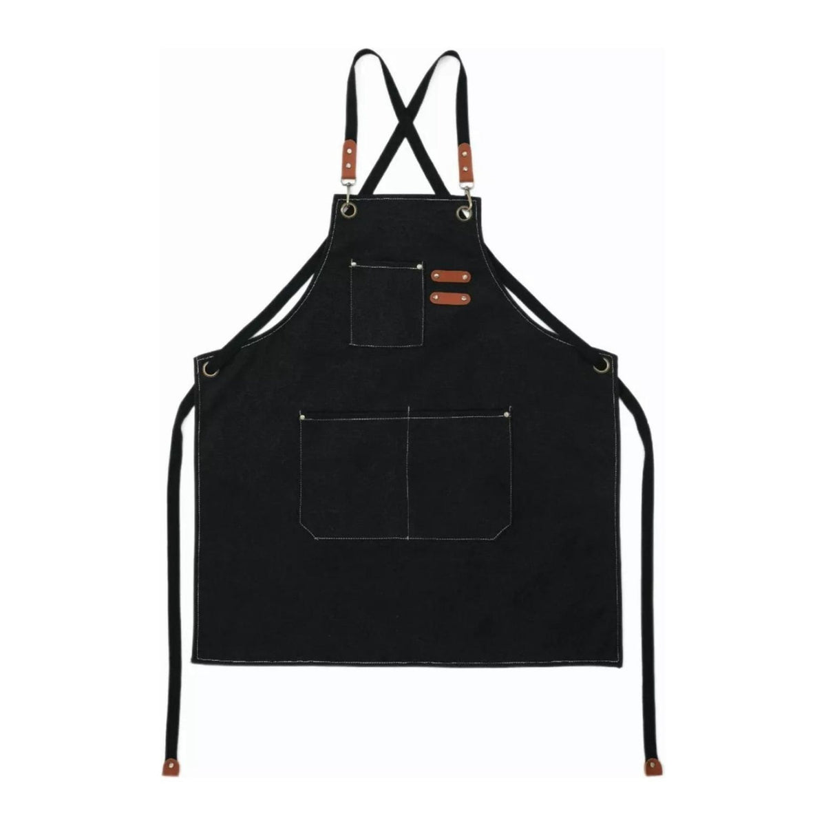 Pechera Delantal Multiuso 68x78 CM Negro