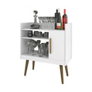 Estante Preparador Café 3 Niveles 71x80x36 cm Blanco