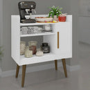 Estante Preparador Café 3 Niveles 71x80x36 cm Blanco