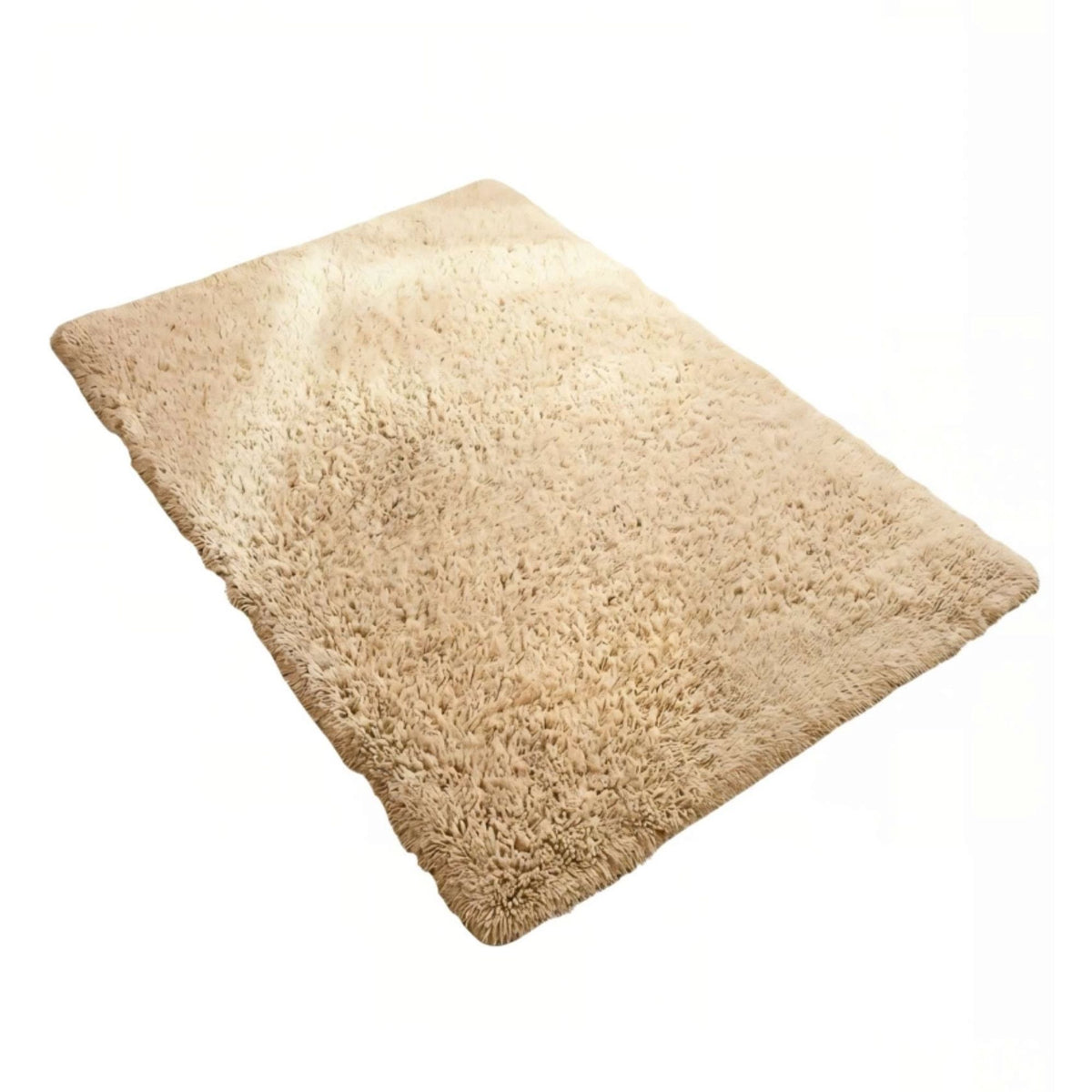 Alfombra Peluda Super Suave 2x1,5 MTS Beige Liso