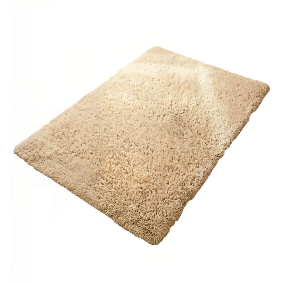 Alfombra Peluda Super Suave 2x1,5 MTS Beige Liso
