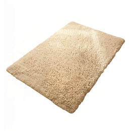 Alfombra Peluda Super Suave 2x1,5 MTS Beige Liso