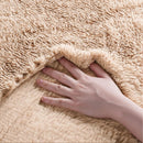 Alfombra Peluda Super Suave 2x1,5 MTS Beige Liso
