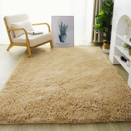 Alfombra Peluda Super Suave 2x1,5 MTS Beige Liso