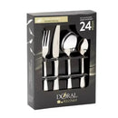 Set Juego Cubiertos Acero Inoxidable 24 Piezas