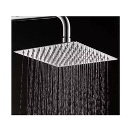 Columna Ducha Plato Plano Moderna Metal Cromado