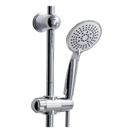 Columna Ducha Plato Plano Moderna Metal Cromado