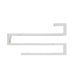 Juego Repisas Flotantes Madera Geo Blanco 95x45x15 CM