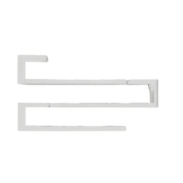 Juego Repisas Flotantes Madera Geo Blanco 95x45x15 CM
