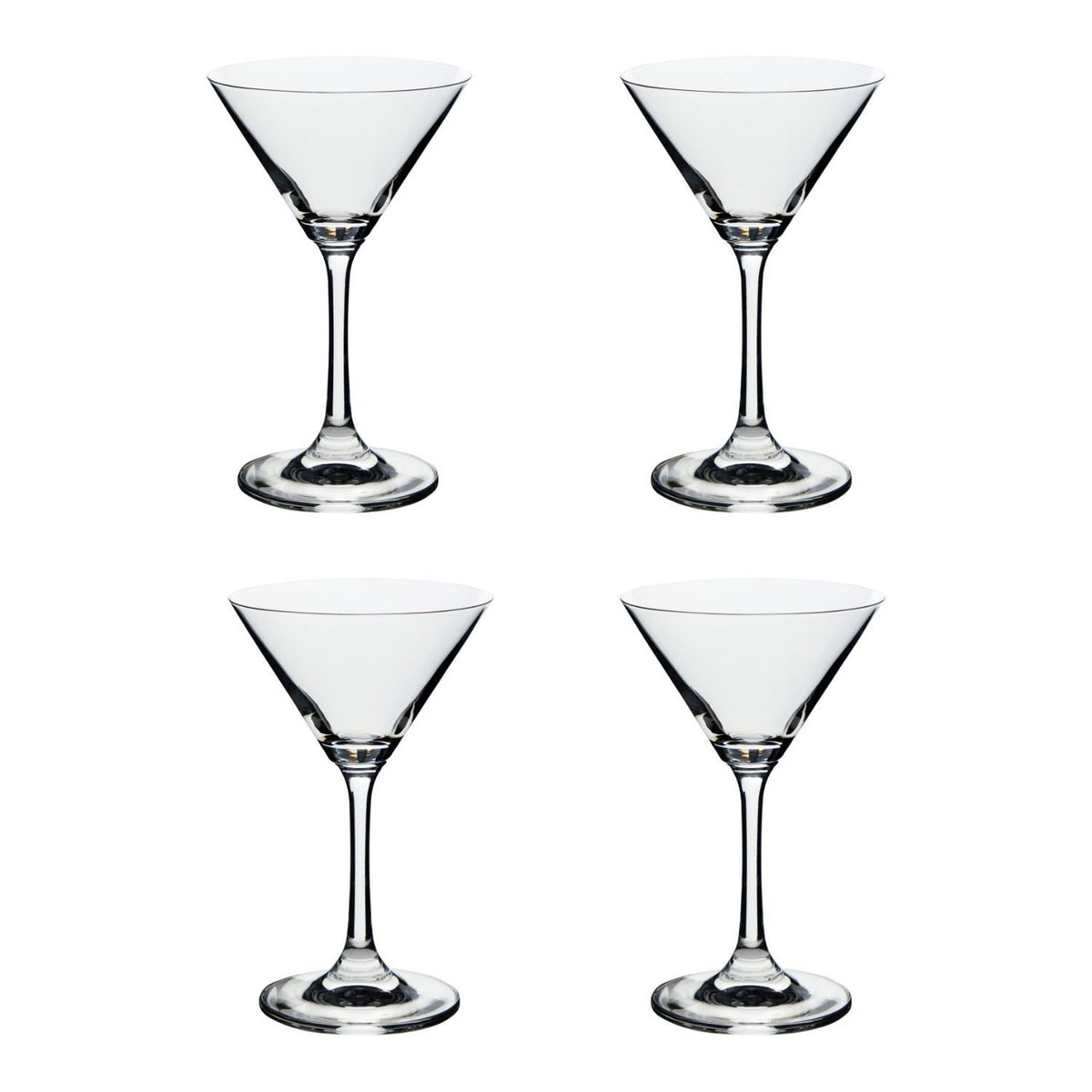 Set 4 Copas Martini Vidrio 274 ML