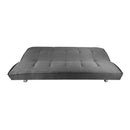 Futón Sofá Cama Ajustable 170x50x40 CM Gris